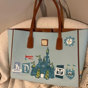 Dooney and Bourke Disney Fantasyland Tote Purse Castle